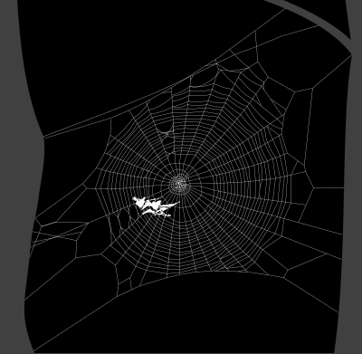 Spider web by Rones clipart