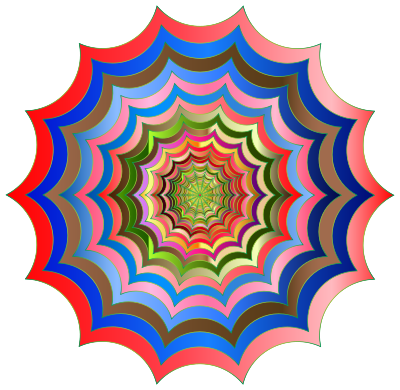 Spider Web Hypnotic Revitalized 2 clipart