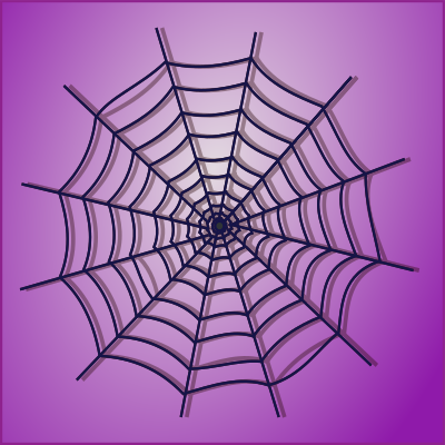 Spider Web Icon 2 clipart