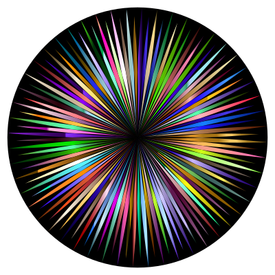 Spiky Corona 5 With Background clipart