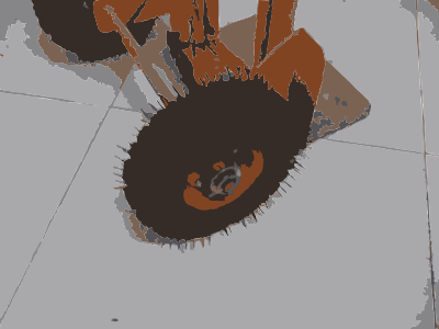 Spiky Tires on Wheelbarrow clipart
