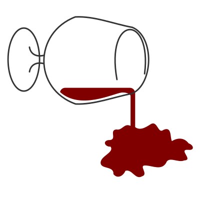 Spilling Wine clipart