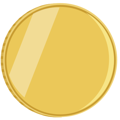 Spinning coin 1 clipart