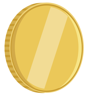 Spinning coin 2 clipart