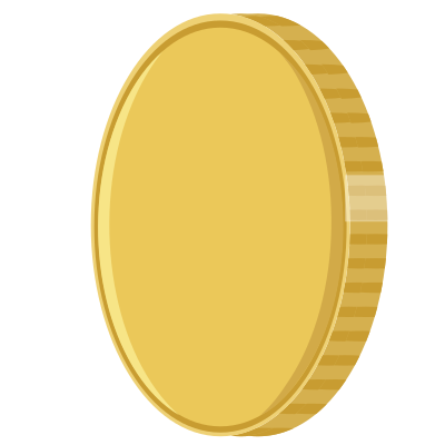 Spinning coin 5 clipart