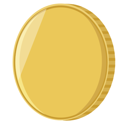 Spinning coin 6 clipart
