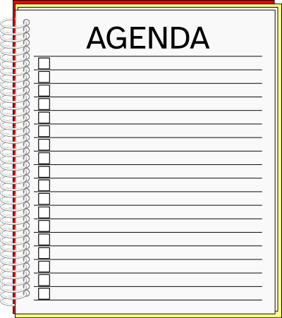 Spiral Bound Notebook Agenda clipart