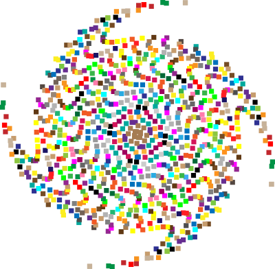 Spiral Confetti clipart