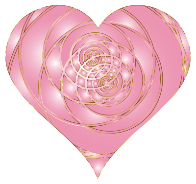 Spiral Heart 14 clipart