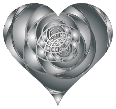 Spiral Heart 15 clipart