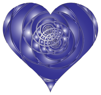 Spiral Heart 16 clipart