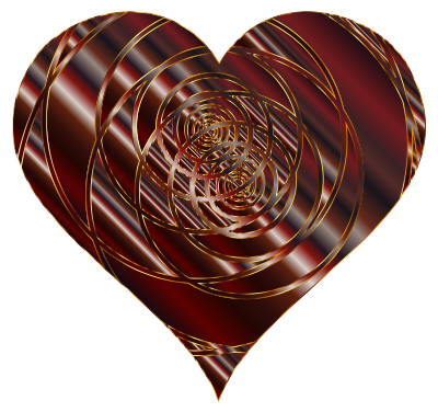 Spiral Heart 18 clipart