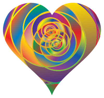 Spiral Heart 2 clipart