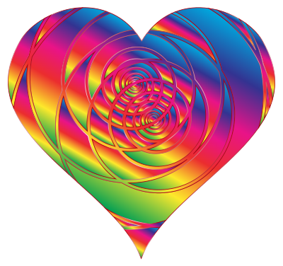 Spiral Heart 21 clipart