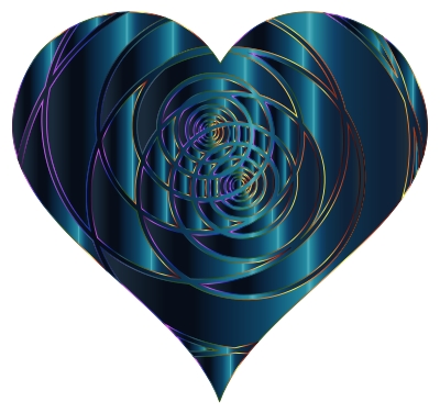 Spiral Heart 26 clipart