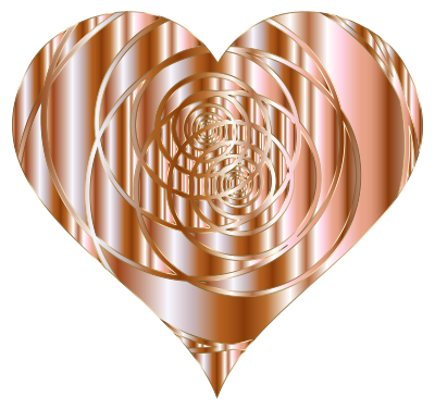 Spiral Heart 28 clipart