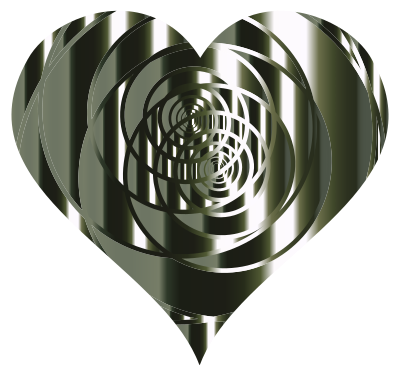 Spiral Heart 6 clipart