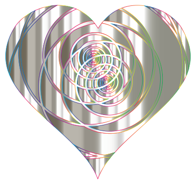 Spiral Heart 7 clipart