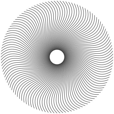 Spiral Line Circle clipart