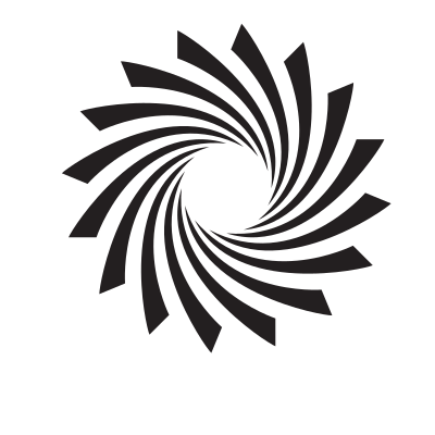 Spiral logo concept clipart