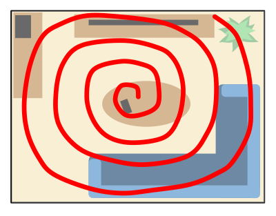 Spiral Search Pattern clipart