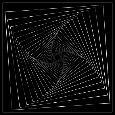 Spiral Squares 2 clipart