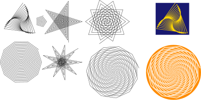 Spirals clipart