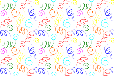 Spirals pattern clipart