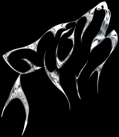 Spirit Tribal Wolf clipart