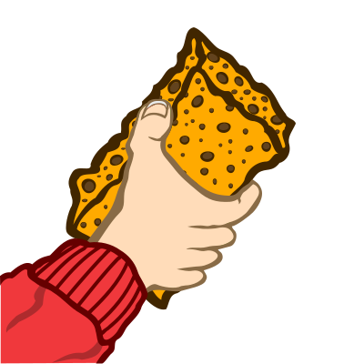 Sponge - coloured clipart