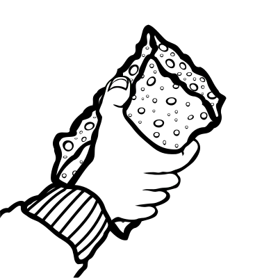 Sponge - lineart clipart