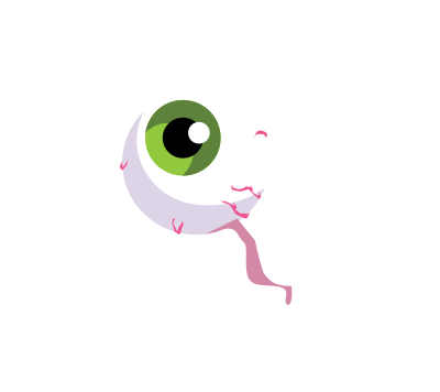Spooky Eyeball clipart
