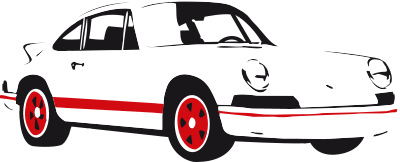 Sport car white clipart