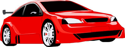 Sports car clipart