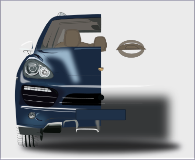 Sports Car Front clipart