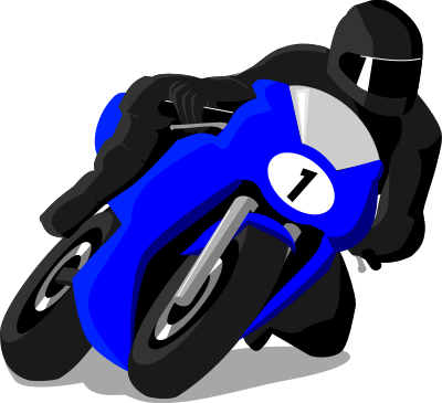 Sportsbike clipart