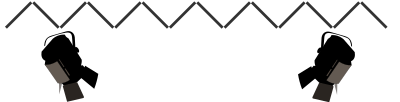 Spotlight on bar clipart
