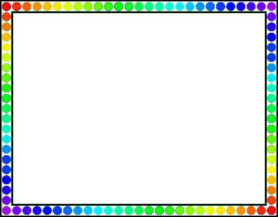 Spotty frame clipart