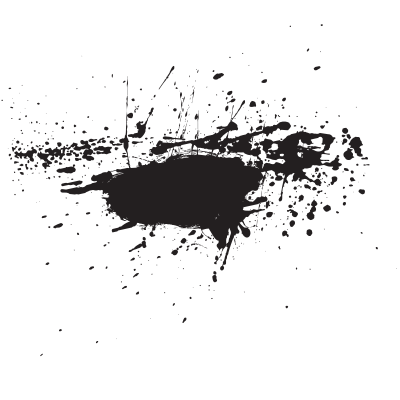 Spray paint spatter clipart