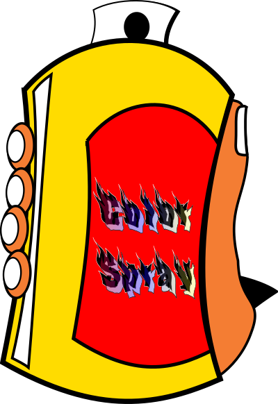 Spraycan clipart
