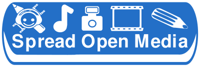 Spreading Open Media 180x60 clipart