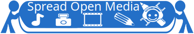 Spreading Open Media 340x60 With text clipart