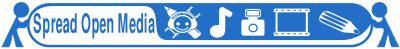 Spreading Open Media clipart