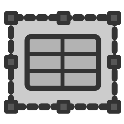 Spreadsheet Frame Icon clipart