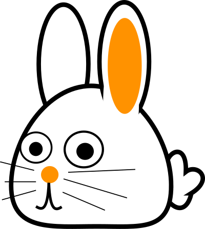 Spring Bunny 1 clipart