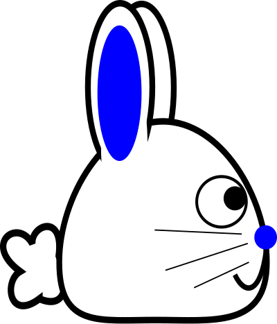 Spring Bunny 3 clipart