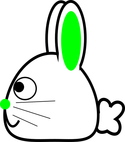 Spring Bunny 4 clipart