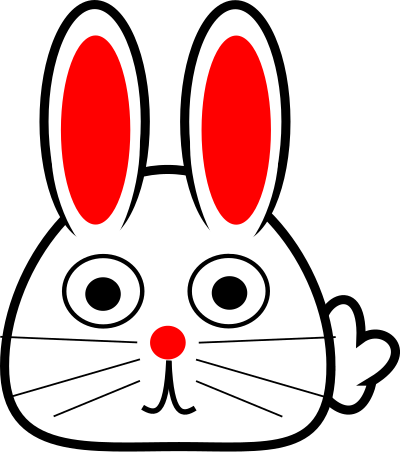 Spring Bunny 5 clipart
