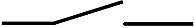 SPST Switch clipart