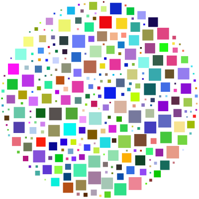 Square Circle Prismatic clipart